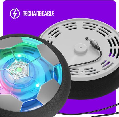 Hover Soccer Ball for Kids - Boy Birthday Gifts - Indoor Toy Games Gift for Boys Age 6, 7, 8, 9, 10, 11, 12 Year Old - Light-Up Toys Game for Kid - 6-8, 8-12 - Gift for 8 Year Olds (Single)